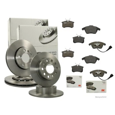 NK Bremsenset Bremscheiben + Bremsbeläge vorne + hinten OPEL ASTRA H - Bild 1 von 4