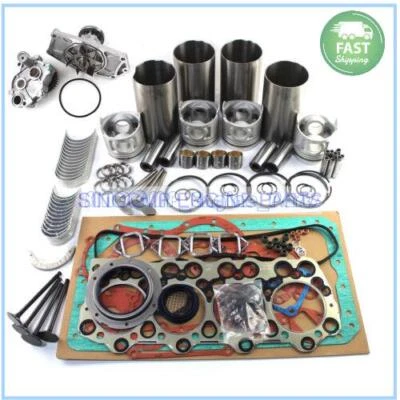 4D34 4D34T Engine Rebuild Kit w/ Oil Water Pump For Mitsubishi ME014160 ME088990 - Изображение 1 из 4