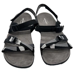 Sandalias Merrell para mujer talla 9M negras con correa trasera District 3 - Imagen 1 de 9