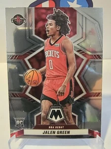 2021-22 Panini Mosaic Jalen Green - Houston Rockets NBA debut novato #262 - Imagen 1 de 2