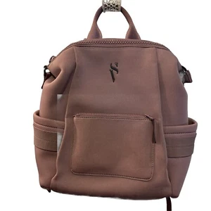 Simply Vera Vera Wang Geo Quilted Backpack Lavender - Picture 1 of 11