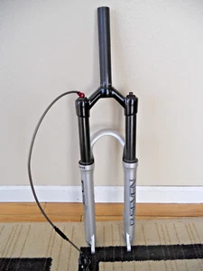 Manitou R7 Super 100mm TPC Air Fork w/ Clickit Lockout for 26" Disc Great Shape - Picture 1 of 12