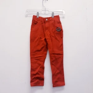 Truckfit Kids Boys Size M 5/6 Jeans Logo Pocket zipper Red free shipping  - Picture 1 of 7