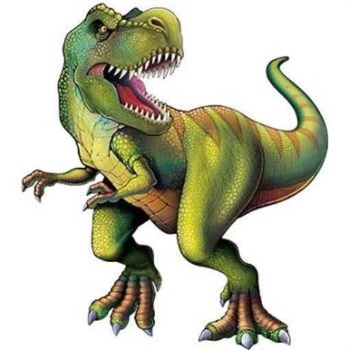 4-футовый сочлененный тираннозавр динозавр украшение для стены на день рождения - Изображение 1 из 1