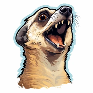 Autoaufkleber Sticker Erdmännchen Aufkleber - Picture 1 of 1