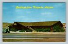 Kingman AZ-Arizona General Greetings Building Mohave County Vintage Postcard