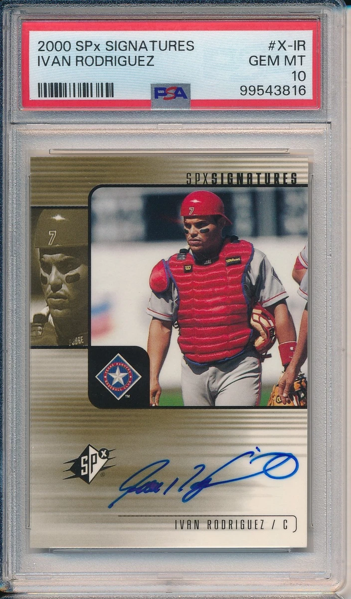 Ivan Rodriguez Grade 10 Baseball Trading Cards & Accessories for