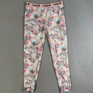 Hurley Floral Print Lounge Pants - Comfortable Joggers Elastic Waist Skater - Picture 1 of 7