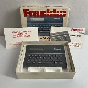 Franklin SpellMaster QE-103 Crossword Lexicon Spelling Games Boxed 1987 Vintage - Picture 1 of 11