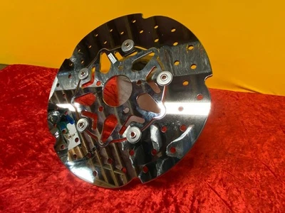 OEM H-D 08-25 Harley Chrome 11.8 Floating Front Brake Rotor Touring Softail Dyna - Image 1 of 4