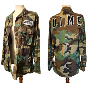 Chaqueta utilitaria DIMEPIECE LA camuflada retazos “DIME” estilo militar - Imagen 1 de 16