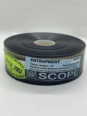 Entrapment Sean Connery Vintage 35mm Movie Theater Film Trailer Reel - Imagem 1 de 3