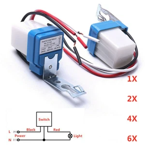 Dämmerungsschalter AC DC 12V 24V Dämmerungssensor Lichtsensor Twilight Switch - Bild 1 von 12