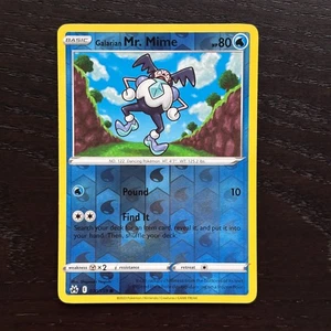 Galarian Mr. Mime 030/159 Pokemon Crown Zenith SWSH Reverse Holo Common NM - Picture 1 of 2