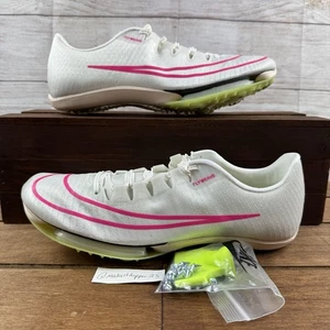 Nike Air Zoom Maxfly Sail Fierce Pink Track Spikes DH5359-100 Men Size 10.5 - Picture 1 of 10