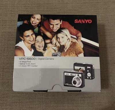 SANYO DIGITAL Camera VPC-S600 6.0MP 4x Digital Camera AA Battery BRAND NEW NR! - Image 1 of 4