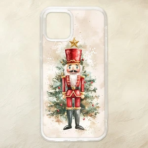 Nutcracker Christmas Tree Cute Festive Phone Case iPhone Samsung Motorola Pixel - Picture 1 of 1