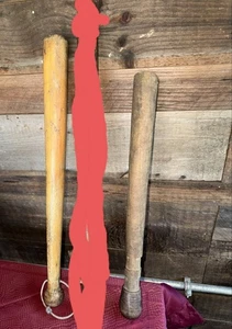 Vintage Wooden Police Ordnance (choice 1 Of 2) Price For Each - Picture 1 of 5