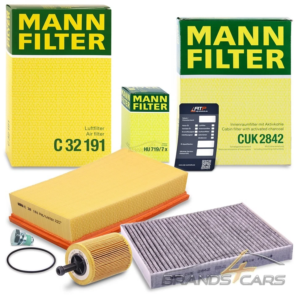 MANN INSPEKTIONSPAKET FÜR VW CALIFORNIA MULTIVAN TRANSPORTER T5 BUS 1.9 2.5 TDI - Bild 1 von 4