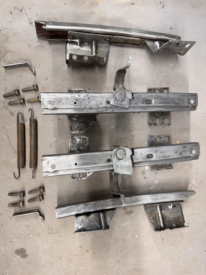 1965 Chevy Impala SS Bucket Seat Slider Tracks  Bonneville Grand Prix Wildcat OE - Image 1 of 4