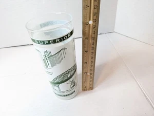 Vintage GLASS TUMBLER Duluth Minnesota Lake Superior Lake Twin ports - Picture 1 of 10