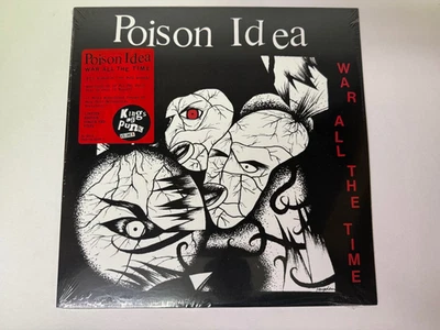 Poison Idea War All The Time LP Record Opaque Red Color Vinyl NEW/SEALED 2019 - Image 1 of 2