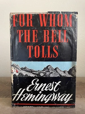 1940 1st Printing “A” 1st Edition For Whom The Bell Tolls by ERNEST HEMINGWAY - Image 1 of 4