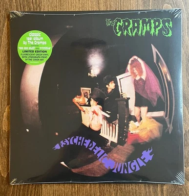 The Cramps ~ Psychedelic Jungle SEALED Vinyl LP LTD Numbered Fluorescent Green  Foto 1 de 4