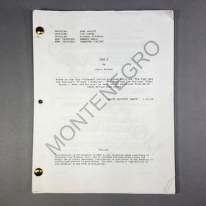 Fast Five Production Used Shooting Script - Movie Prop COA, aka Fast & Furious 5 - Picture 1 of 15