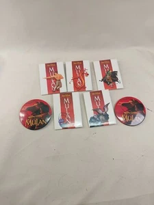 Disney Mulan Movie Film Lot of 7 Button Fast Shipping Must See - Picture 1 of 5