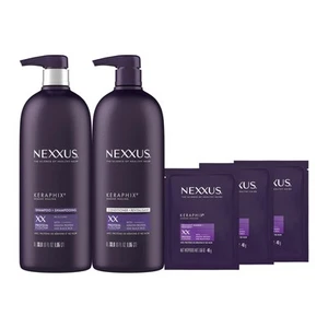 Nexxus Keraphix Shampoo Conditioner geschädigtes Haar Reparatur Behandlung 40oz - Bild 1 von 9