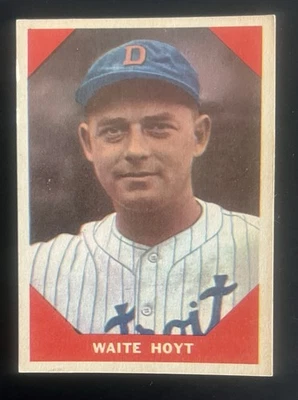 1960 Fleer Baseball Greats - Waite Hoyt #69 - Image 1 of 2