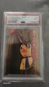 Shaquille O'Neil 1997 SkyBox Z-Force #14SB Super Boss PSA 9 - Picture 1 of 2
