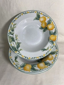 Vintage Julie Pople "Country Fruit" Zitrone Suppenschalen 4er Set - Bild 1 von 13
