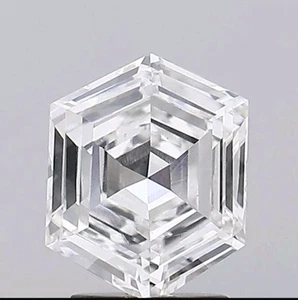 2.41 CT Lab Grown Diamond VVS1-Clarity CVD Hexagon Loose Diamond For Ring - Picture 1 of 1