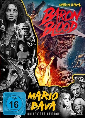 Mediabook Baron Blood Maria Bava Collection Limited Blu-ray + 2 DVD Box New Foto 1 de 2