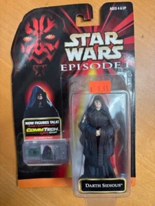 Star Wars Episode 1 Darth Sidious Commtech Chip Action Figure - Picture 1 of 2