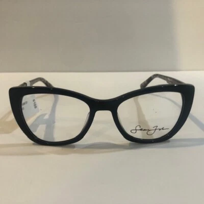 Sean John SJLO6020 Shiny Black Eyeglass Frames 55-19-140 - Image 1 of 4