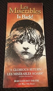 Les Miserables Advertising Flyer Pamphlet 2008 - Picture 1 of 6