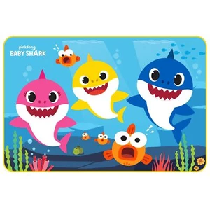 Baby Shark Kids Skid Resistant Foam Bath Rug, 30 x 20 Blue Bath Mat - Picture 1 of 2