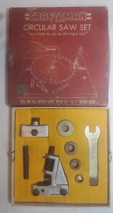 VINTAGE NOS CRAFTSMAN 9-3630 CIRCULAR SAW SET IN BOX - Picture 1 of 7