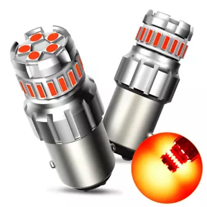 AUXITO 1157 LED 23-SMD Sturdy Brake/Stop Bulbs Tail Light Safety Warning Red M - Picture 1 of 21