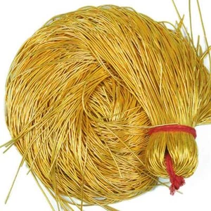 Zardozi Federmaterial Französischer Draht (Dapka) für Schmuck und Stickzwecke - Bild 1 von 4