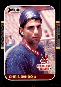 1987 Donruss Chris Bando Cleveland Indians #501