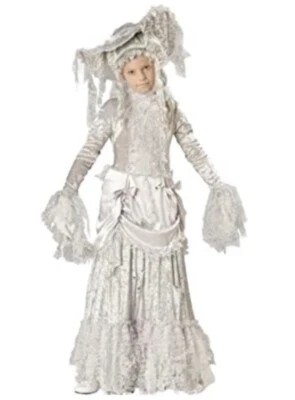 Persiguiendo luciérnagas en personaje victoriano GHOUSTLY Niña Disfraz Talla 12 Vestido Sombrero  Foto 1 de 4