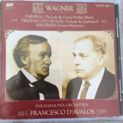 WAGNER: Parsifal / Tristan / Siegfried - d'Avalos (UK CD ASV DCA 611 / neu) - Bild 1 von 2