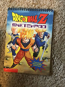 Scholastic Vintage Dragon Ball Z Sketchpad / Coloring Book - Brand New Rare