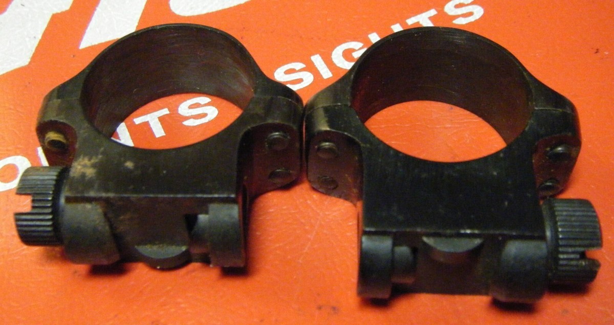 Ruger 30mm High Scope Rings - 2 Pack, Blue Finish - Model 90407 For Rifles & Revolvers