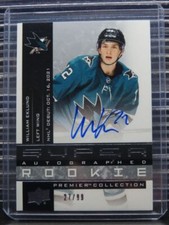2021-22 Upper Deck Premier William Eklund Super Rookie Autograph Auto #27/99