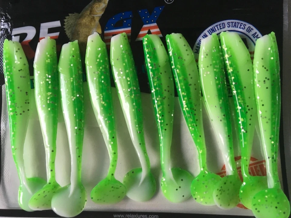 10 Gummifische  Relax Kopyto 3 King Shad 7cm Kunstköder NEU !!!! Set 193 - Bild 1 von 1